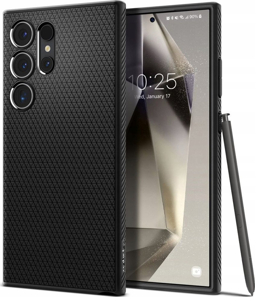 Mbrojtëse Spigen Liquid Air për Samsung Galaxy S25 Ultra, e zezë Mbrojtëse Spigen Liquid Air për Samsung Galaxy S25 Ultra, e zezë