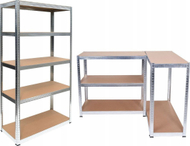 Raft TopEshop G9030 MDF, 175 kg, i argjendtë