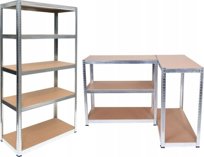 Raft TopEshop G9030 MDF, 175 kg, i argjendtë