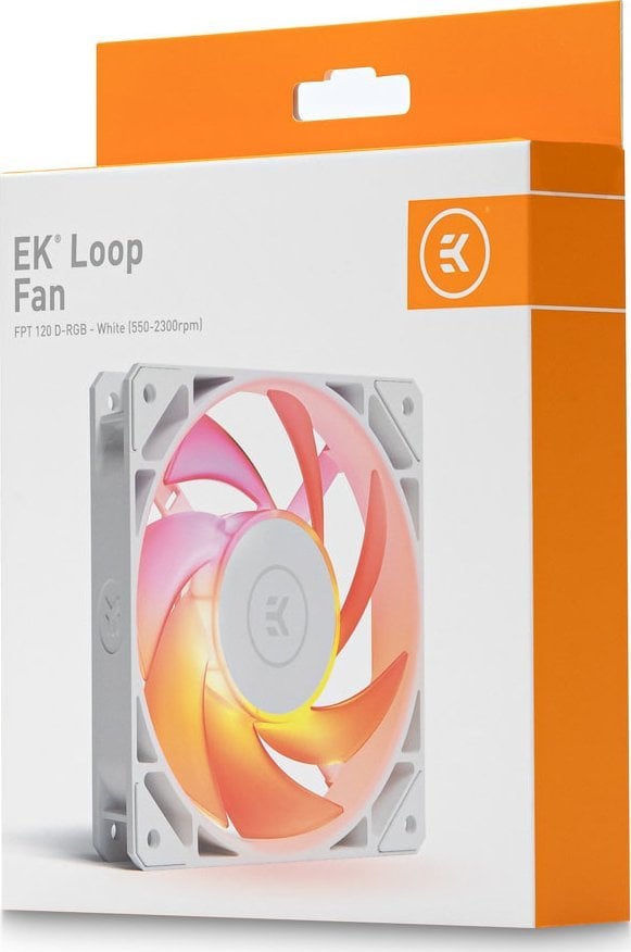 Ладилник EKWB EK-Loop FPT 120 D-RGB, 120 мм, бел