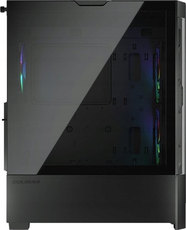 Kasë Cougar Airface RGB, e zezë, Midi Tower