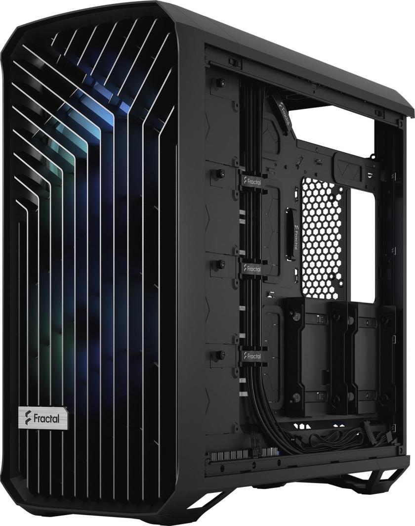 Kasë Fractal Design Torrent RGB TG Light Tinte, e zezë, Full Tower