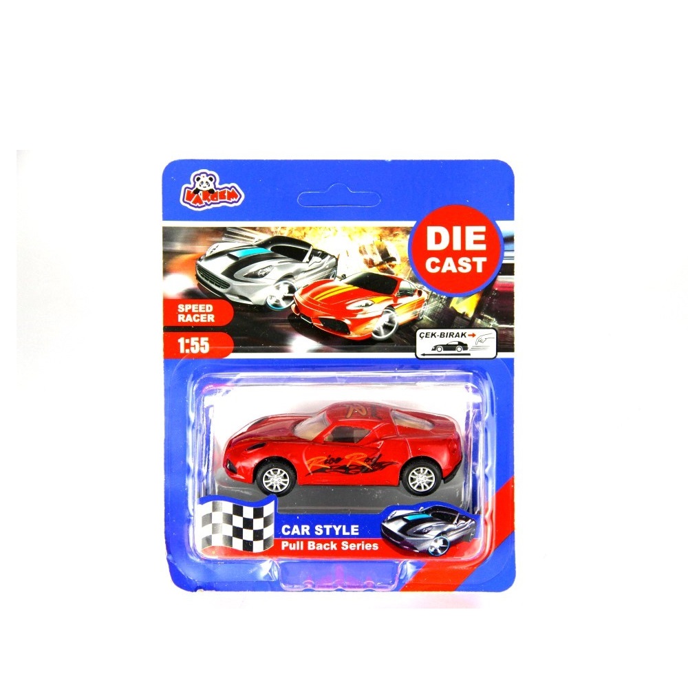 Veturë lodër Vardem "Car Style Die Cast", E kuqe