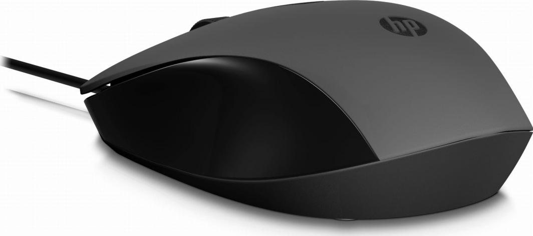 Maus HP 150, me kabllo, USB, i zi