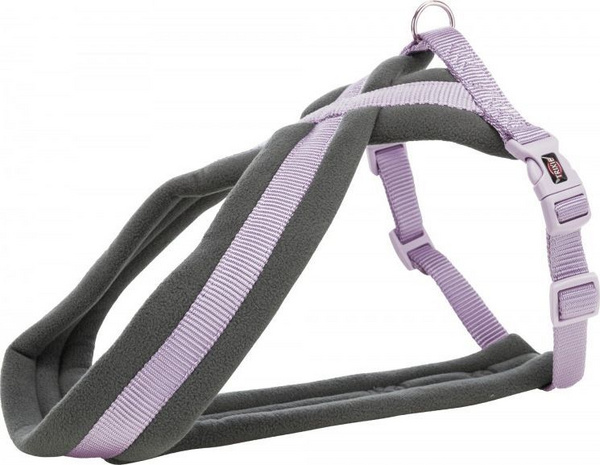 Parzmore udhëtimi për qen Trixie Premium, L, 60–100 cm / 25 mm, vjollcë