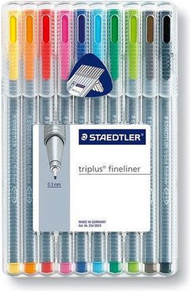 Set stilolapsash Staedtler Triplus Fineliner STA149, 10 ngjyra Set stilolapsash Staedtler Triplus Fineliner STA149, 10 ngjyra