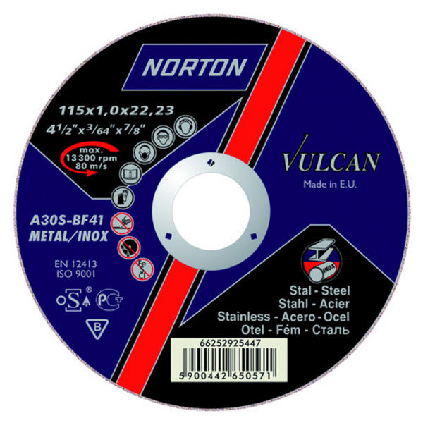 Disk prerës NORTON Vulcan Metal, 230 x 22.23 x 3.2mm