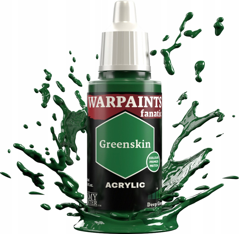 Ngjyrë akrilike The Army Painter Warpaints Fanatic Greenskin, 18ml, jeshile