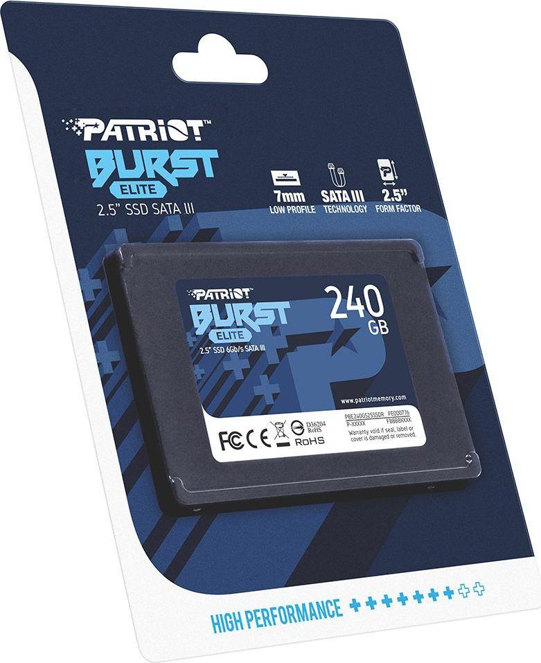 Disk SSD Patriot Burst Elite, 240GB, 2.5" SATA III