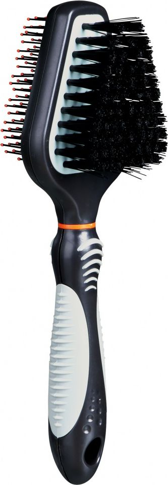 Furçë e dyanshme për qen Trixie TX-24153, 6 x 19 cm