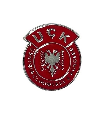 Pin Rezniqi – “Stema e UÇK-së”, metalike e ngjyrosur me të kuqe