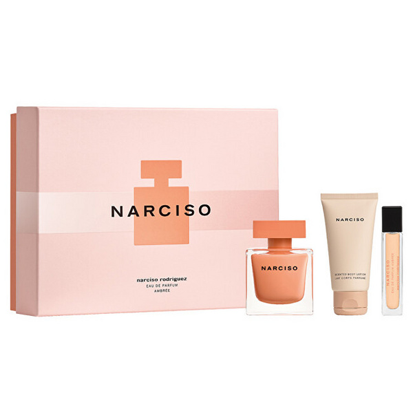Set Narciso Rodriguez Ambree Eau de Parfum 90 ml + losion trupi 50 ml + Eau de Parfum 10 ml Set Narciso Rodriguez Ambree Eau de Parfum 90 ml + losion trupi 50 ml + Eau de Parfum 10 ml