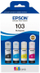 Toner për printer Epson C13T00S64A, EcoTank 103, multipack
