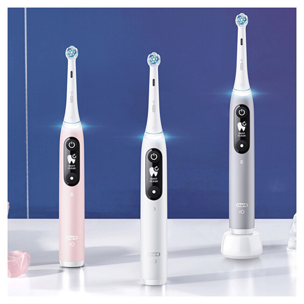 Braun Oral-B iO6 Duo Pack Електрична Четка за Заби, White/Pink