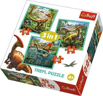 Puzzle Trefl 3në1 (GXP-645298), shumengjyrëshe