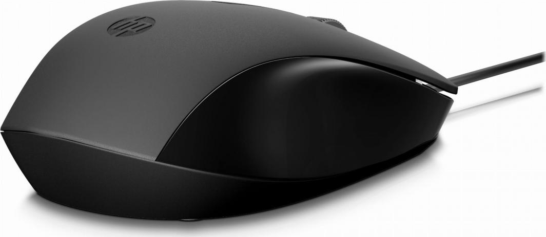 Maus HP 150, me kabllo, USB, i zi