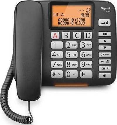 Telefon tavoline Gigaset DL580, i zi