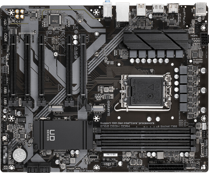 Pllakë amë GIGABYTE B760 DS3H DDR4 - Intel B760