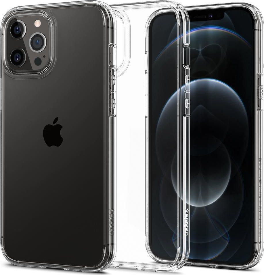Mbrojtëse Spigen Ultra Hybrid Crystal Clear për iPhone 12/12 Pro, transparente
