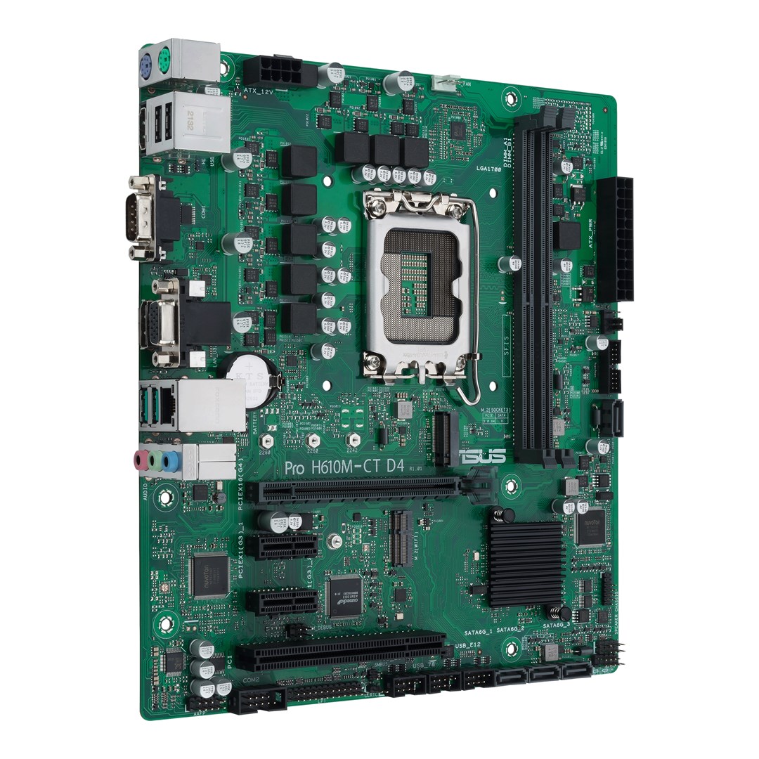 Матична плоча ASUS PRO H610M-C D4-CSM Intel H610 LGA 1700 micro ATX