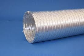 Spiroflex D62 Gyp fleksibel ventilimi SPIROFLEX Alu Duct DN150, 1m, alumin, | GjirafaMall