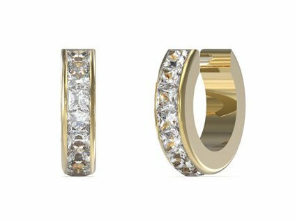 Guess Huggie Обетки Златен Тон