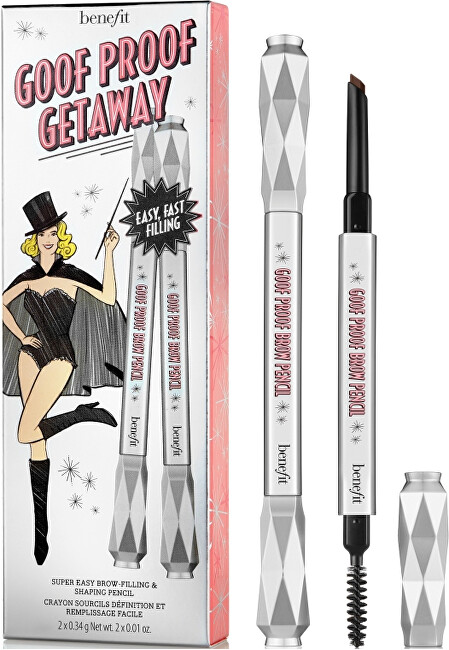 Сет за веѓи Benefit Goof Proof Getaway Duo Shade 03, молив 2 x 0.34 г Сет за веѓи Benefit Goof Proof Getaway Duo Shade 03, молив 2 x 0.34 г
