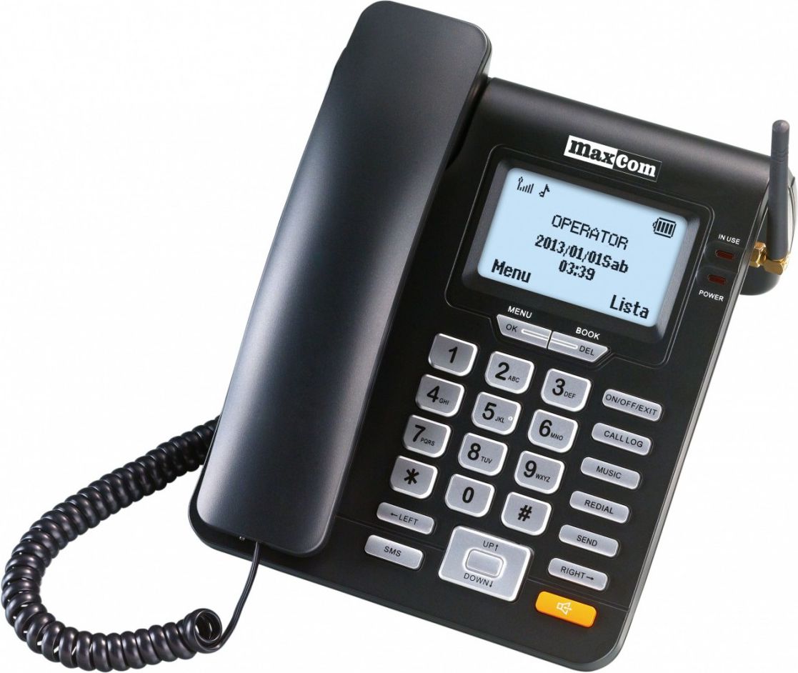 Telefon fiks Maxcom MM 28D Black Landline, i zi Telefon fiks Maxcom MM 28D Black Landline, i zi