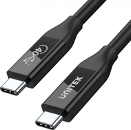 Kabllo rrjeti USB Unitek USB-C - Kabllo USB-C 0,8 m (C14100BK-0,8M), e zezë