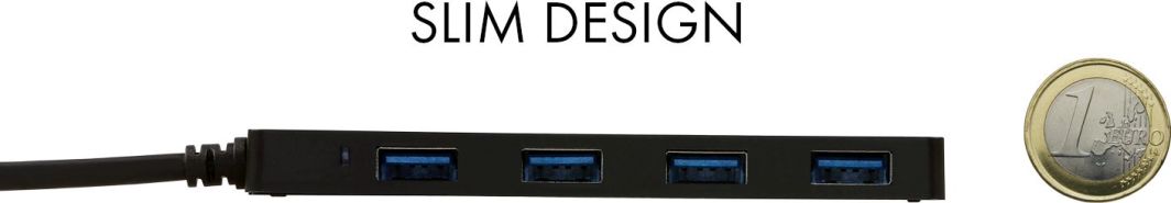 HUB USB I-TEC USB 3.0 Slim, 4 porte, i zi (U3HUB404)