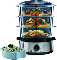 Tenxhere me avull Russell Hobbs 19270-56, çelik/transparent Tenxhere me avull Russell Hobbs 19270-56, çelik/transparent