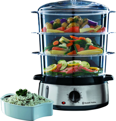 Tenxhere me avull Russell Hobbs 19270-56, çelik/transparent