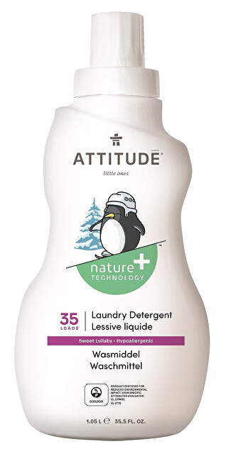 Detergjent xhel për rroba Attitude Nature + Sweet Lullay, 1050 ml
