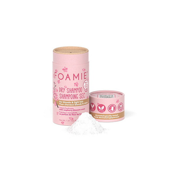 Shampo i thatë Foamie Berry Blonde, 40 g