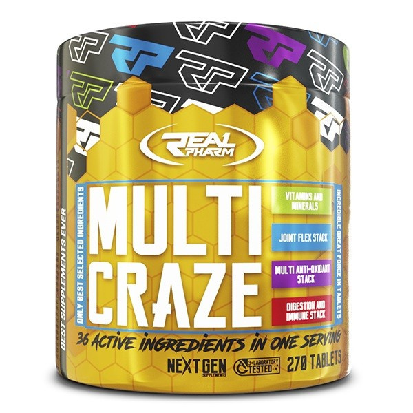 Suplemente Real Pharm Multi Craze, 270 tableta