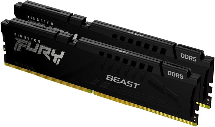 Module të memories Kingston Fury Beast Black 32GB (2x16GB) DDR5 5600 CL40