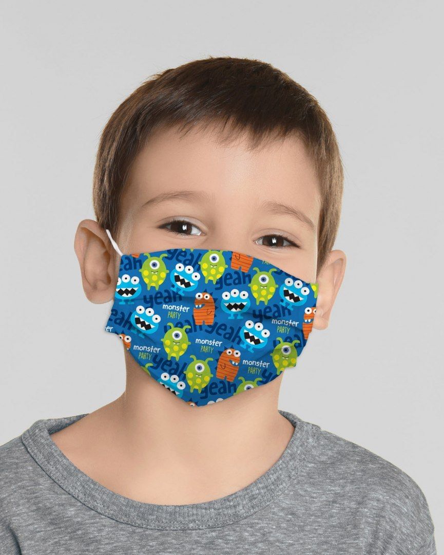 Maskë mbrojtëse për fëmijë Omega, e kaltër