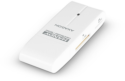 Lexues karte AXAGON SD / MicroSD / MS / M2, i bardhë