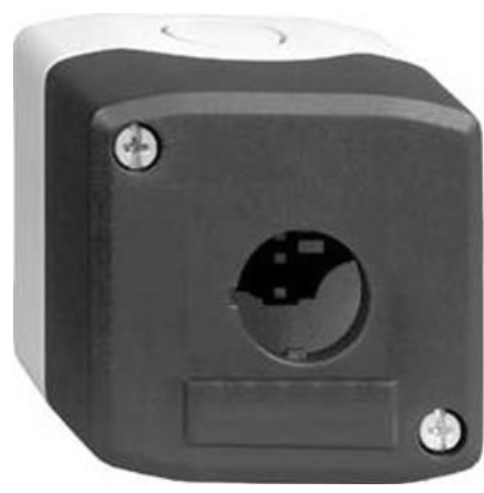 Kasë për kuti kontrolli Schneider Electric	- XALD01, 22mm, IP65, e hirtë