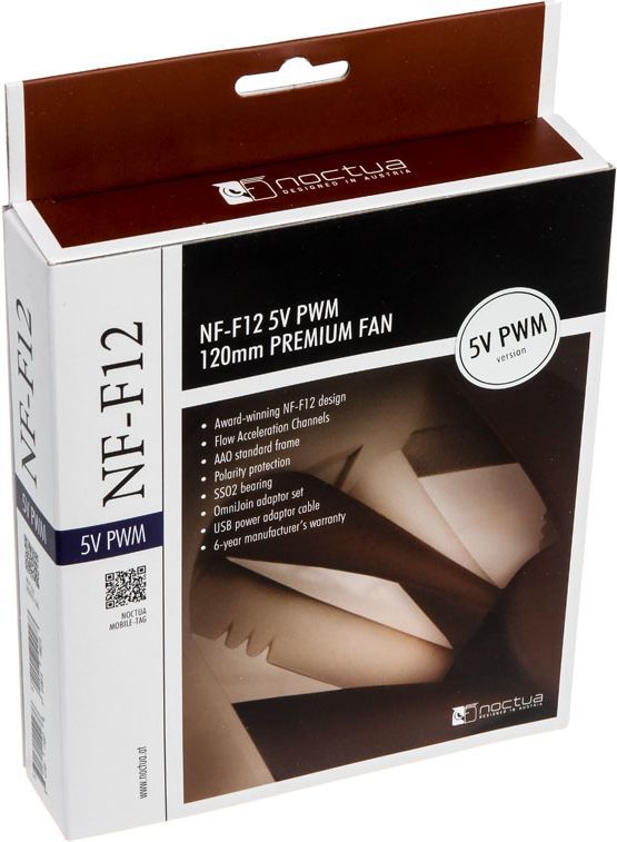 Ftohës Noctua NF-F12 5V PWM, 120 mm