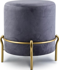 Stol Affek Design LILY, 46x42 cm, i hirtë Stol Affek Design LILY, 46x42 cm, i hirtë