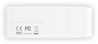 Lexues karte AXAGON SD / MicroSD / MS / M2, i bardhë