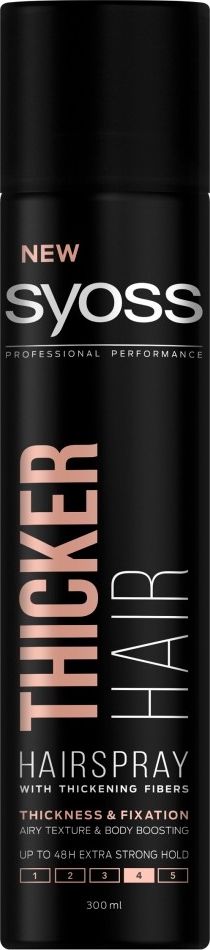 Llak për flokë Syoss Thicker Hair Extra Strong, 300ml Llak për flokë Syoss Thicker Hair Extra Strong, 300ml