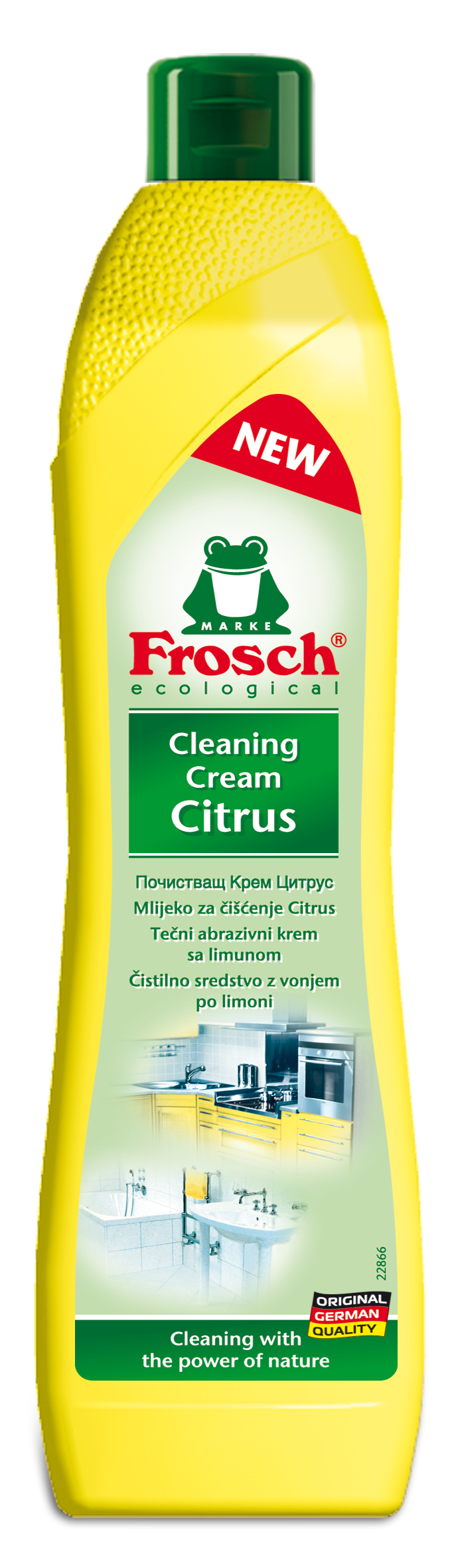 Krem pastrimi për sipërfaqe të gurit Frosch 500 ml , unisex