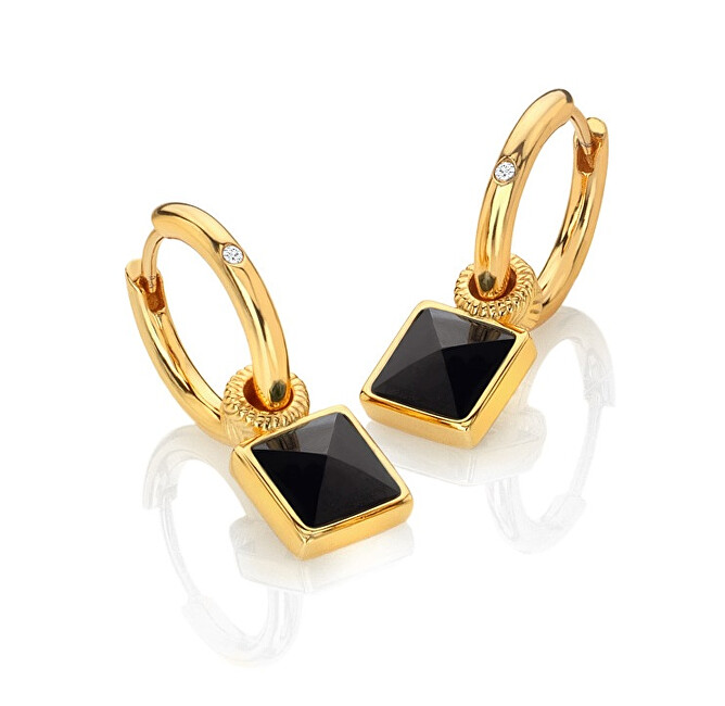 Hot Diamonds Црн Оникс Висечки Обетки