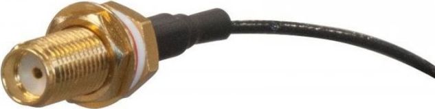 Kabllo pigtail MikroTik U.fl-SMA, 0.15m, e zezë/ e artë Kabllo pigtail MikroTik U.fl-SMA, 0.15m, e zezë/ e artë