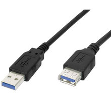 Kabllo lidhëse PremiumCord, USB 3.0, 5m, e zezë