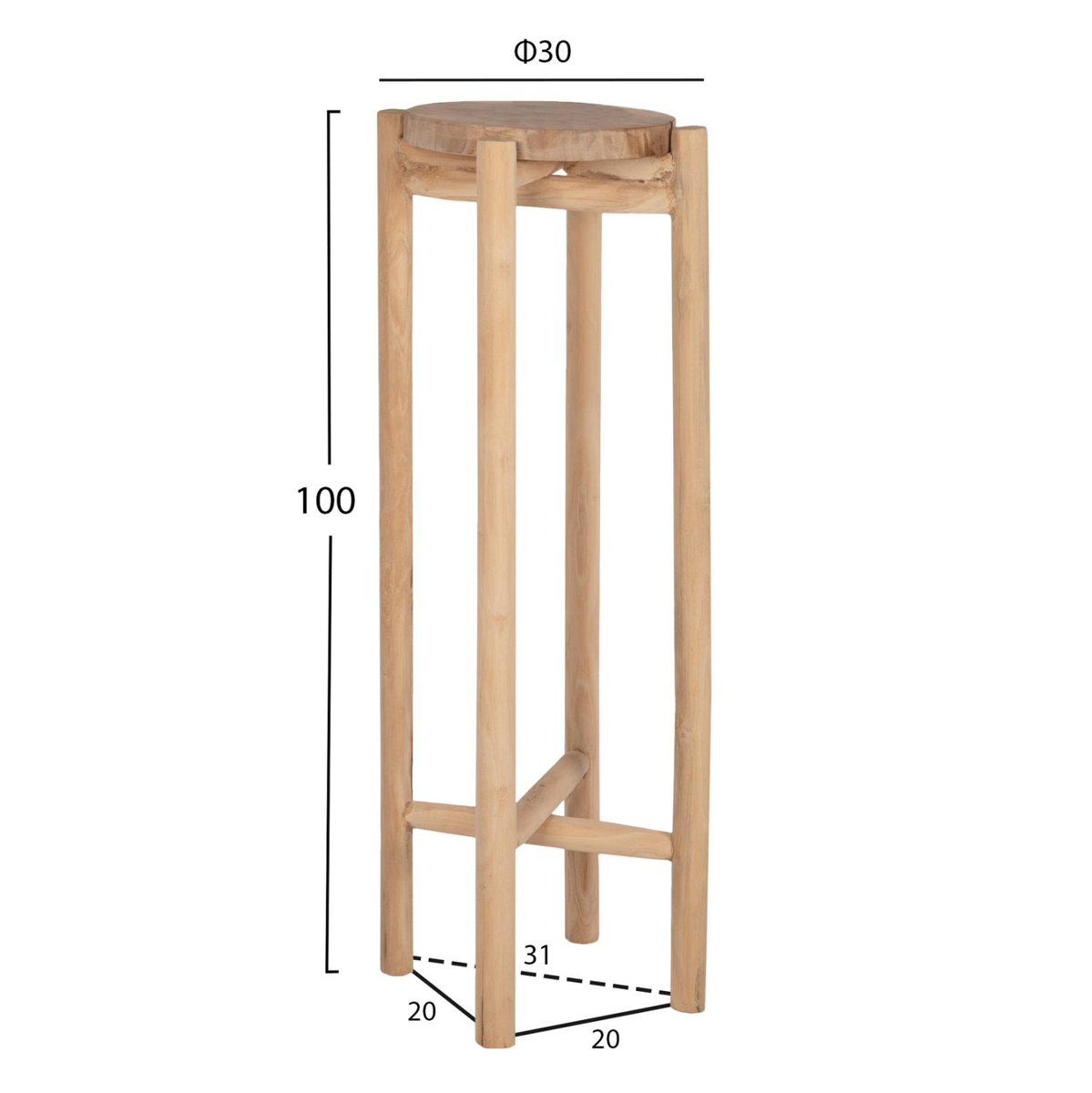 Mbajtëse lulesh Hover Φ30x100Hcm (HM7936)