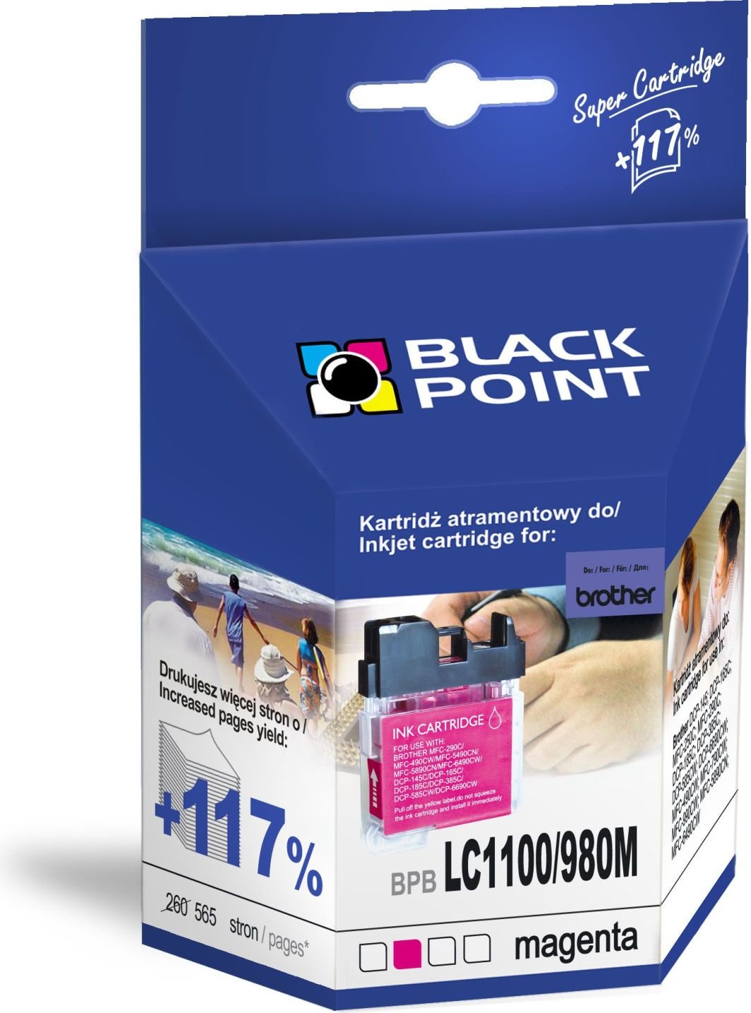 Fishekët Black Point BPBLC1100/980M / LC-1100M / LC-980M (magenta) Fishekët Black Point BPBLC1100/980M / LC-1100M / LC-980M (magenta)