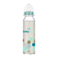 Shishe e qelqit Baby Nova (0-24 muaj), 240ml, e gjelbër Shishe e qelqit Baby Nova (0-24 muaj), 240ml, e gjelbër